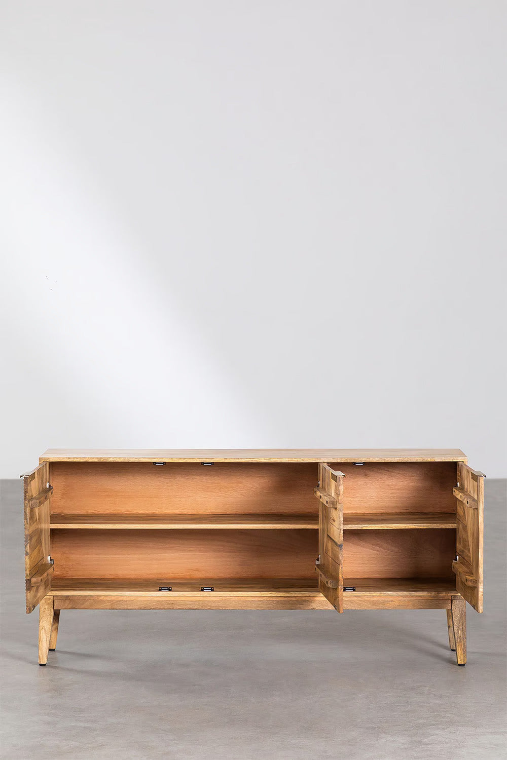 Design mango wood sideboard | Mango Wood Cabinet -Nova - Akway Furniture > Sideboards (Image 4)