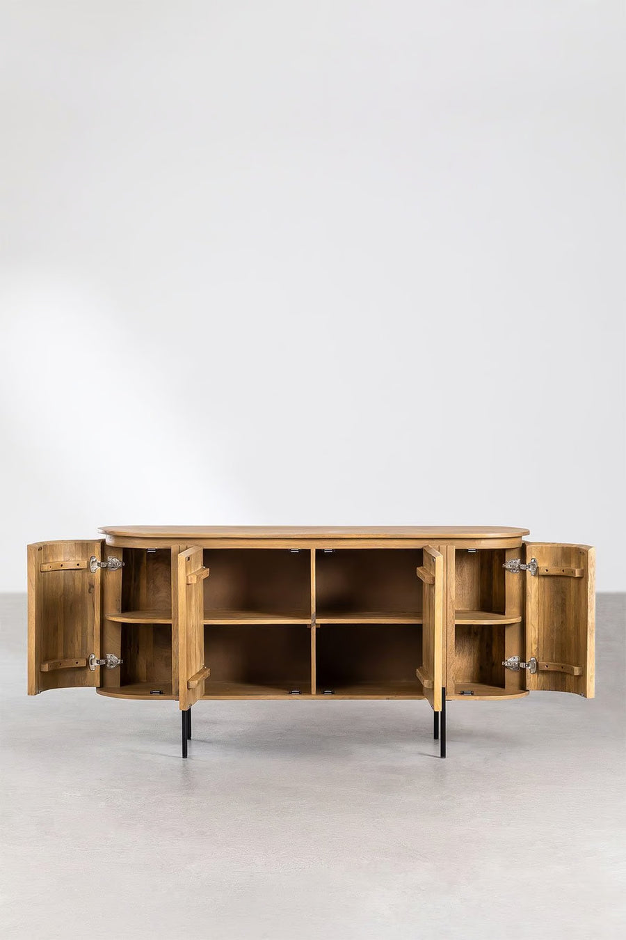 Design mango wood sideboard | Mango Wood Cabinet -Olivia - Akway Furniture > Sideboards (Image 4)