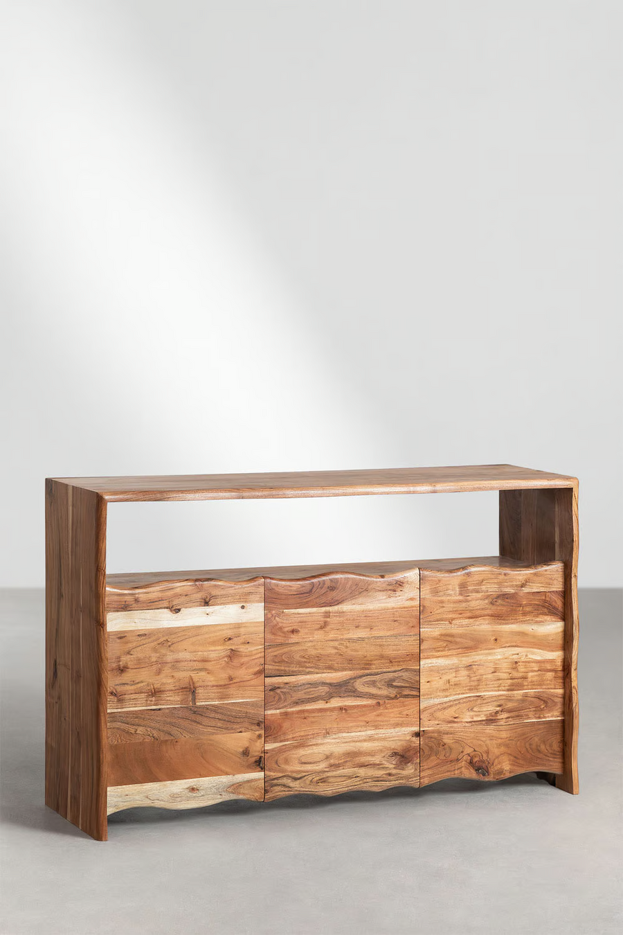 Mango Wood Sideboard | Wooden Cabinet -Aamani - Akway Furniture > Sideboards (Image 2)