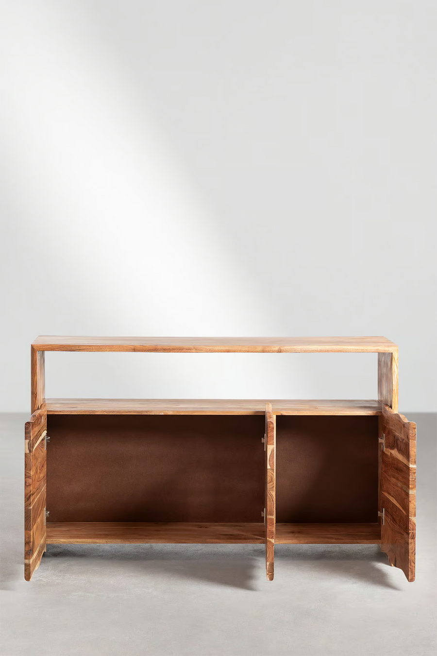 Mango Wood Sideboard | Wooden Cabinet -Aamani - Akway Furniture > Sideboards (Image 4)