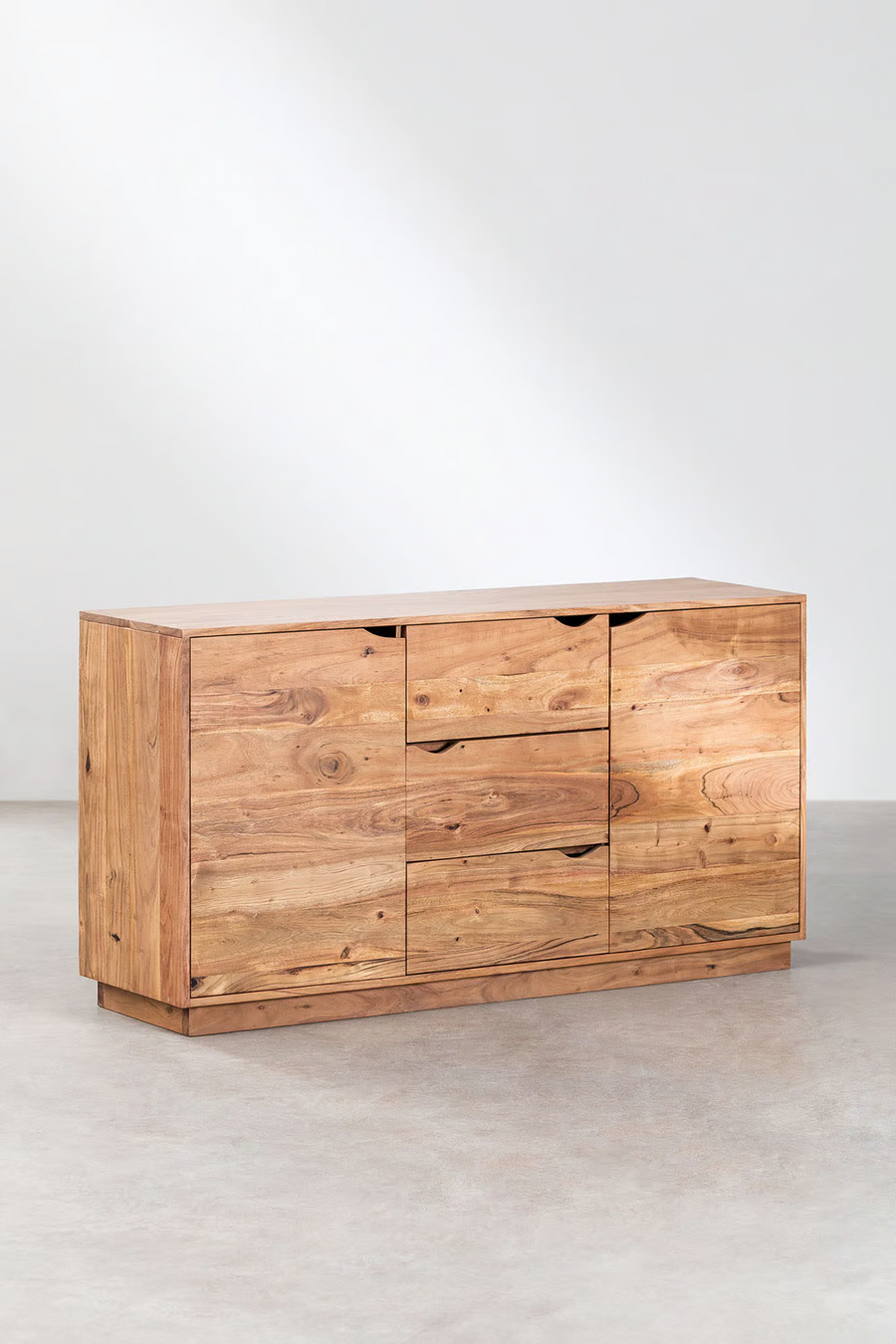 Sheesham Wood Sideboard | Wooden Cabinet -Avya - Akway Furniture > Sideboards (Image 2)