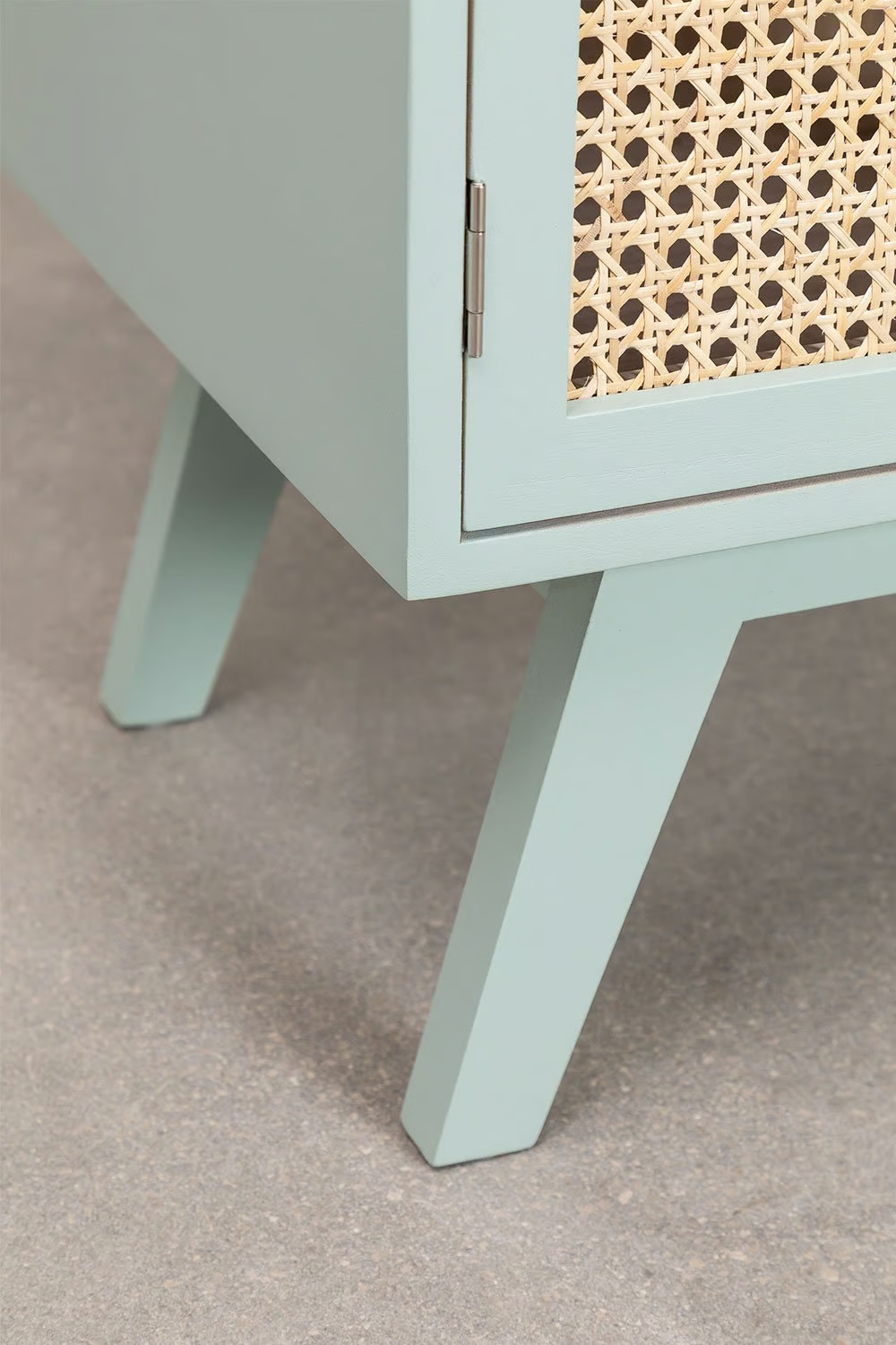 Rattan & Wooden Sideboard with Drawers | Wooden Cabinet -Aarna - Akway Furniture > Sideboards (Image 7)