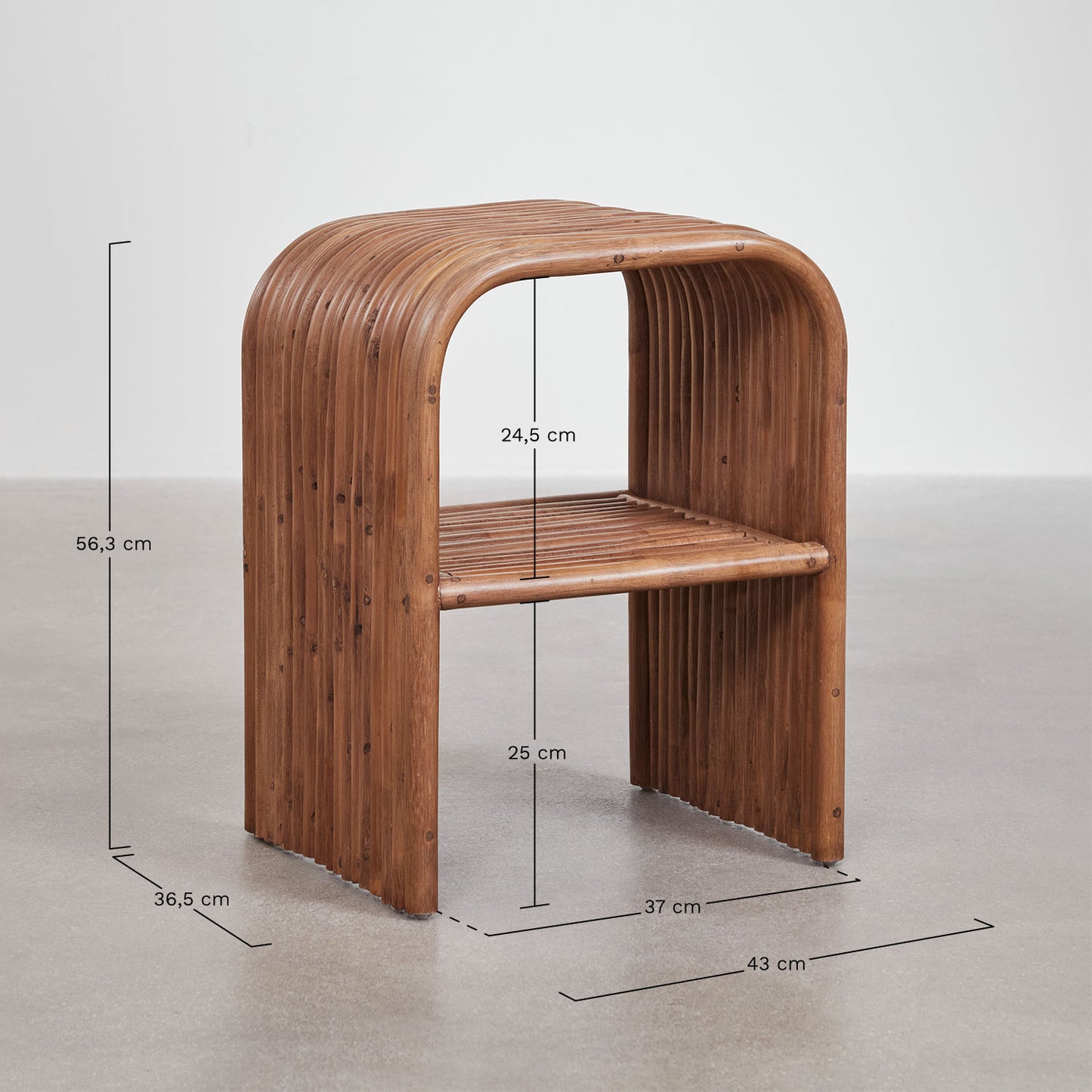 Rattan Nightstand Bedside Table | Rattan Bedside Table - Advika - Akway Furniture > Bedside Tables (Image 5)