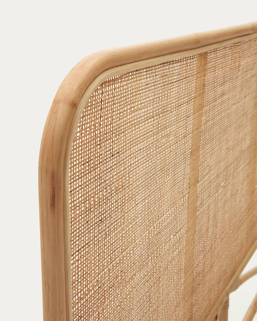 Rattan Headboard For Bed | Cane Headboard | Mango Headboard - Yuka - Akway Bedroom > Beds & Bed Frames (Image 2)