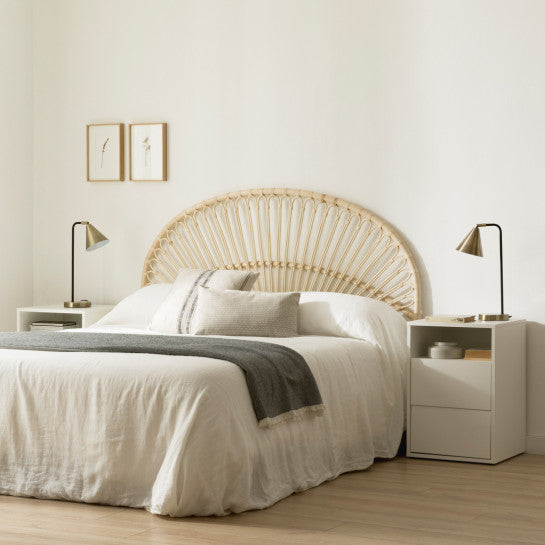 Rattan Headboard For Bed | Cane Headboard | Wicker Heardboard - Laina - Akway Bedroom > Beds & Bed Frames (Image 2)