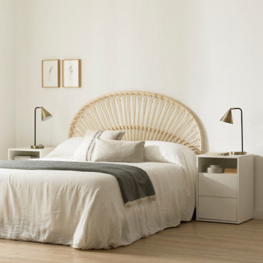 Rattan Headboard For Bed | Cane Headboard | Wicker Heardboard - Laina - Image 2