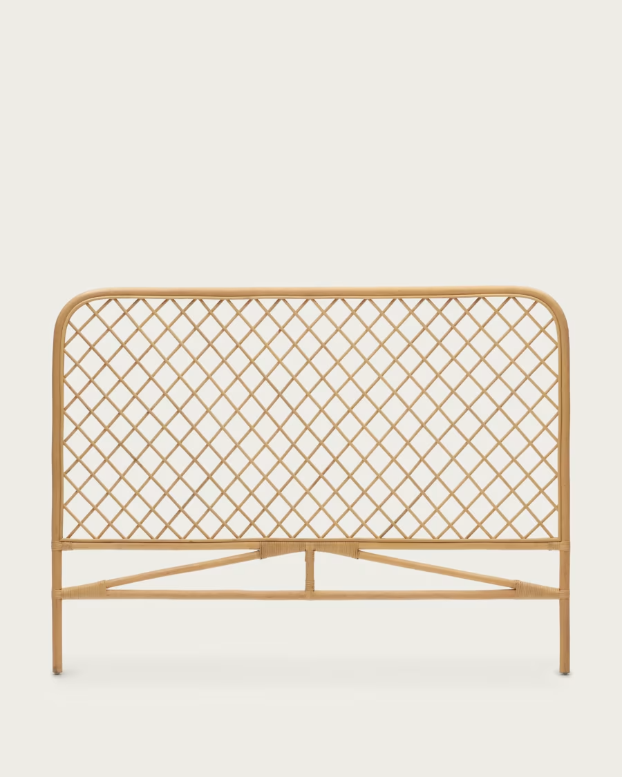 Rattan Headboard For Bed | Cane Headboard | Wicker Headboard - Elsa - Akway Bedroom > Beds & Bed Frames (Image 1)