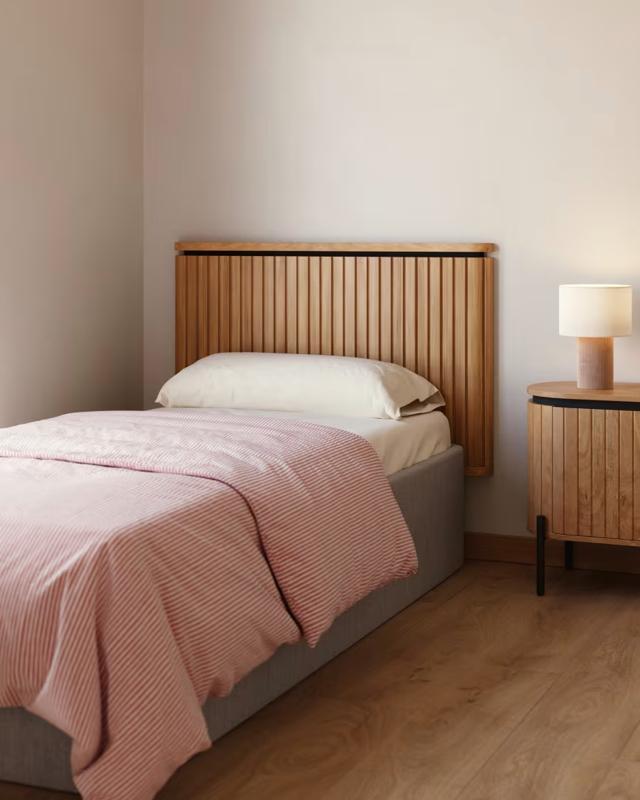 Mango Wood Headboard For Kids Bed | Solid Wood Headboard For Bed - Robyn - Image 2