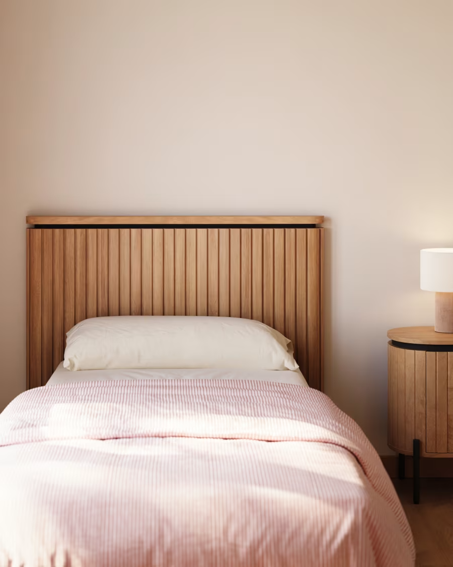 Mango Wood Headboard For Kids Bed | Solid Wood Headboard For Bed - Robyn - Image 4