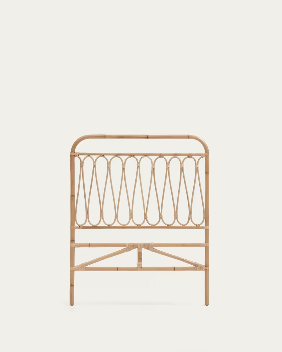 Rattan Headboard For Kids Bed | Wicker Headboard For Kids Beds - Alexa - Akway Bedroom > Beds & Bed Frames (Image 1)