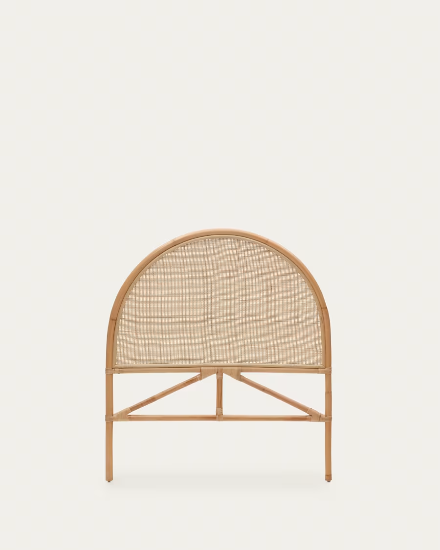 Rattan Headboard For Kids Bed | Cane Headboard | Wicker Headboard - Petra - Akway Bedroom > Beds & Bed Frames (Image 1)