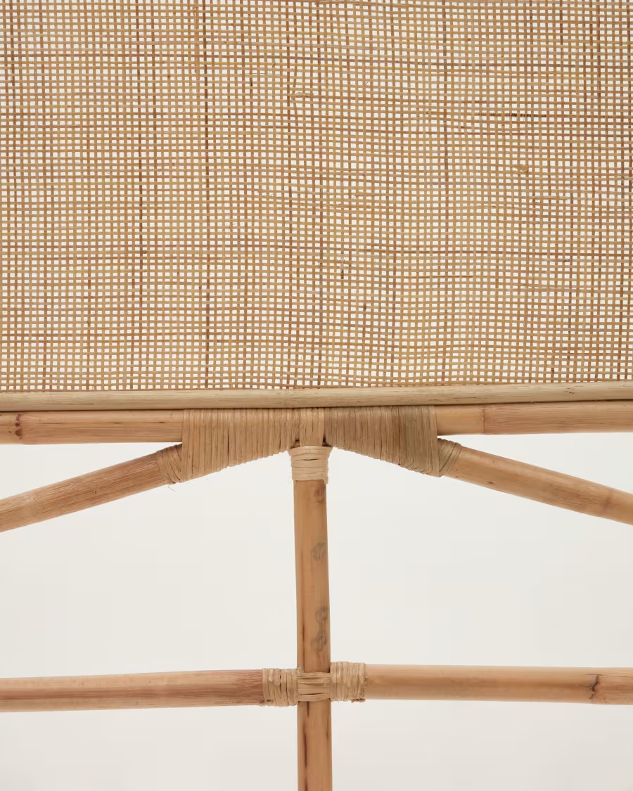 Rattan Headboard For Bed | Cane Headboard | Wicker Headboard - Samaira - Akway Bedroom > Beds & Bed Frames (Image 3)