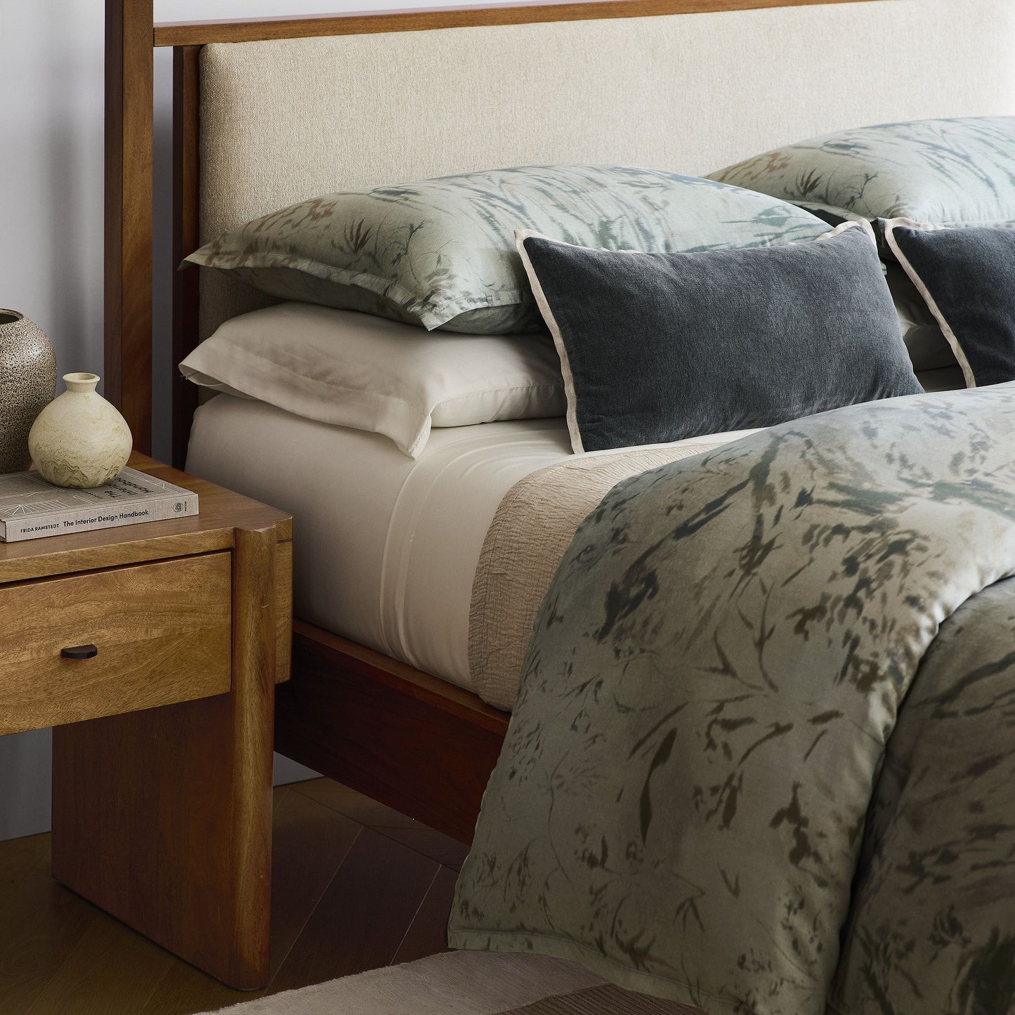 Solid Wood Rattan Bed For Bedroom | Cane Bed For Home -Kavya - Akway Bedroom > Beds & Bed Frames (Image 4)