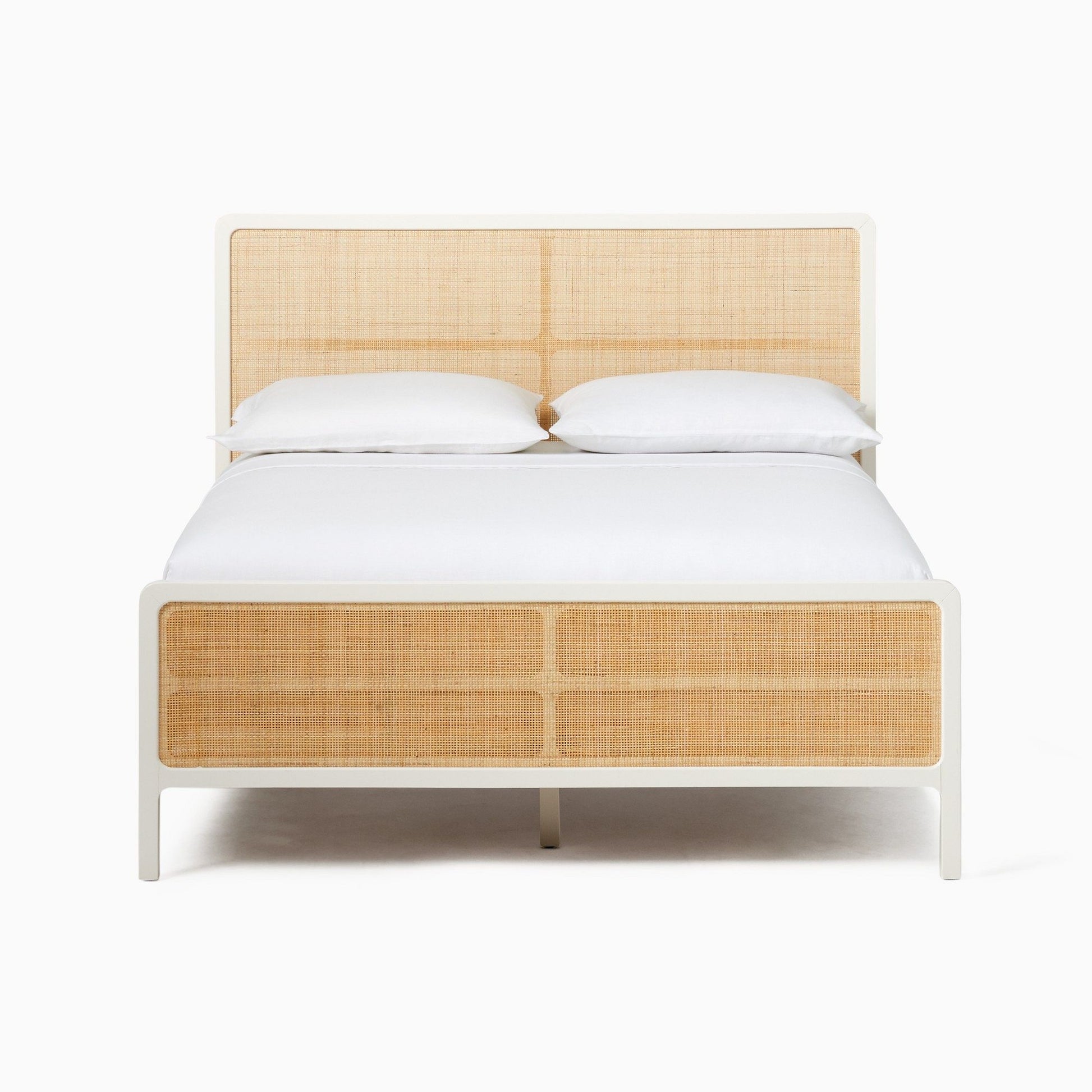Solid Wood Rattan Bed For Bedroom | Cane Bed For Home -Khushi - Akway Bedroom > Beds & Bed Frames (Image 10)