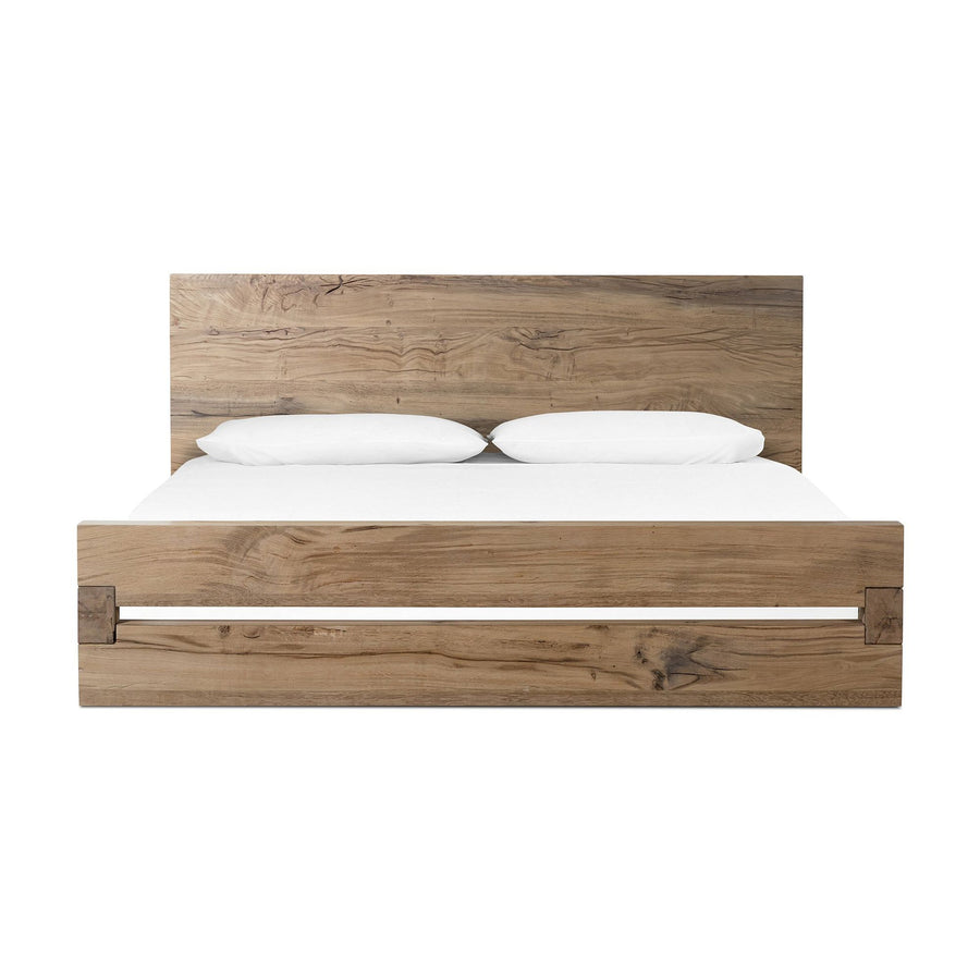 Solid Wood Rattan Bed For Bedroom | Cane Bed For Home -Prisha - Akway Bedroom > Beds & Bed Frames (Image 4)