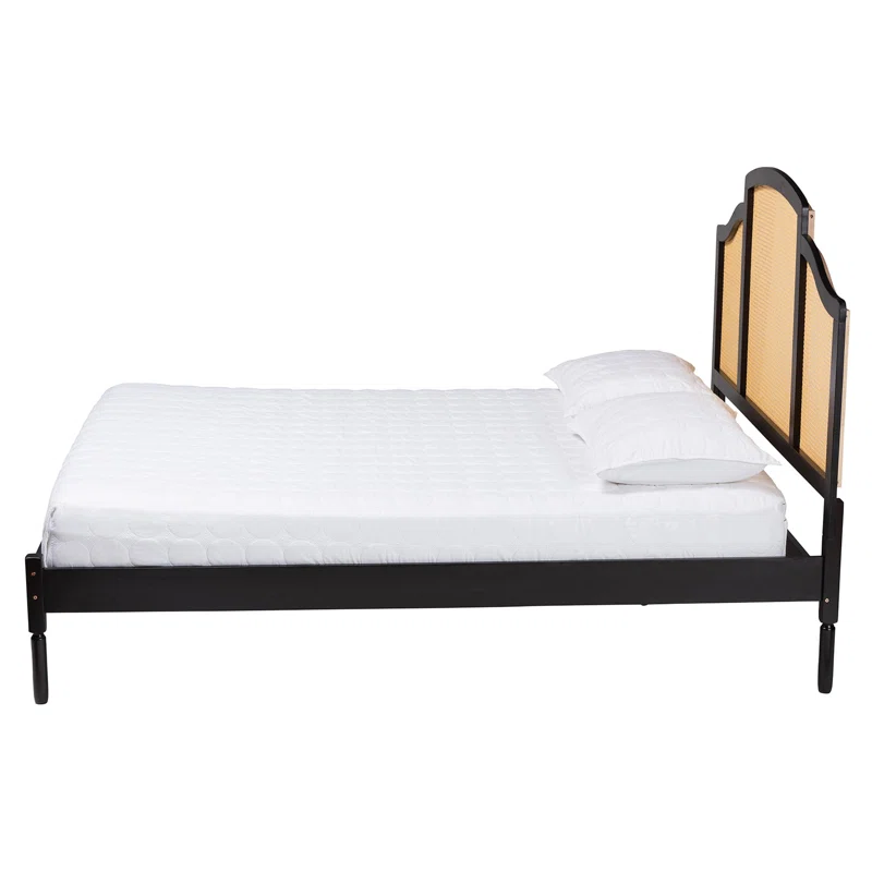 Solid Wood Rattan Bed For Bedroom | Cane Bed For Home -Dodge - Akway Bedroom > Beds & Bed Frames (Image 8)
