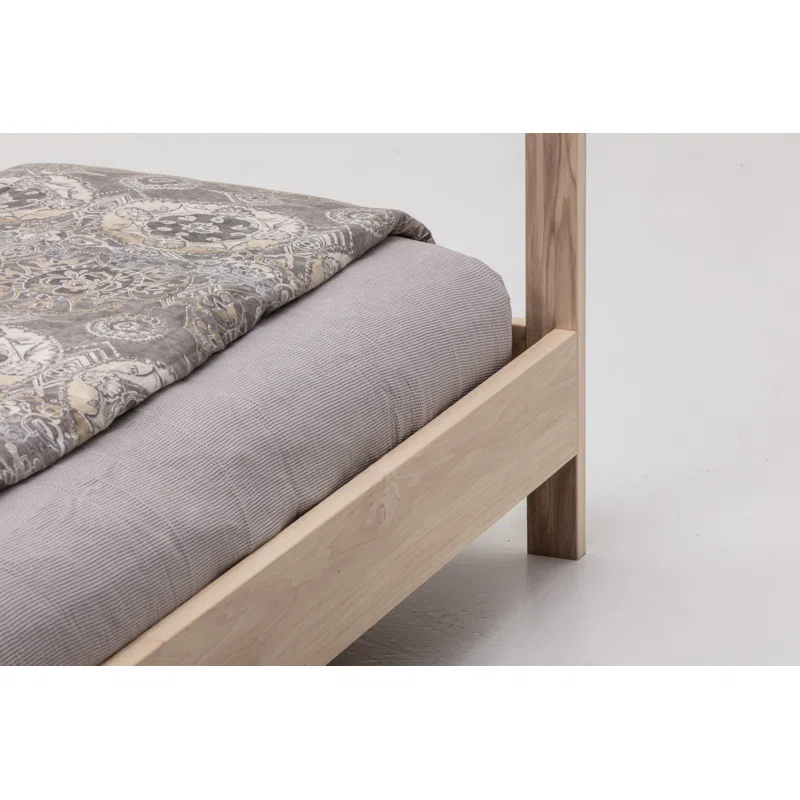 Solid Wood Rattan Bed For Bedroom | Cane Bed For Home -Ruhi - Akway