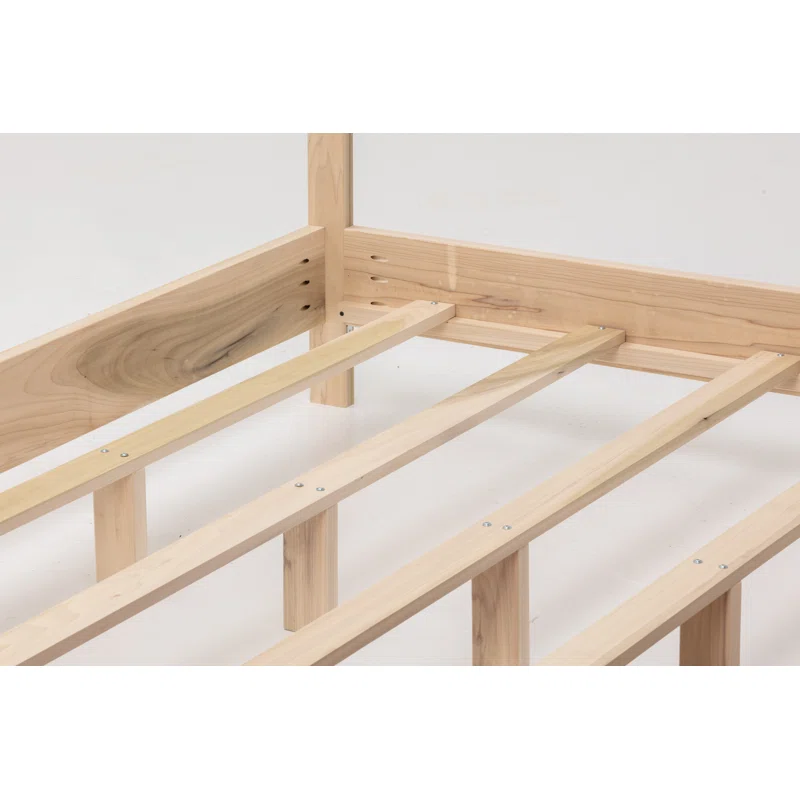 Solid Wood Rattan Bed For Bedroom | Cane Bed For Home -Ruhi - Akway