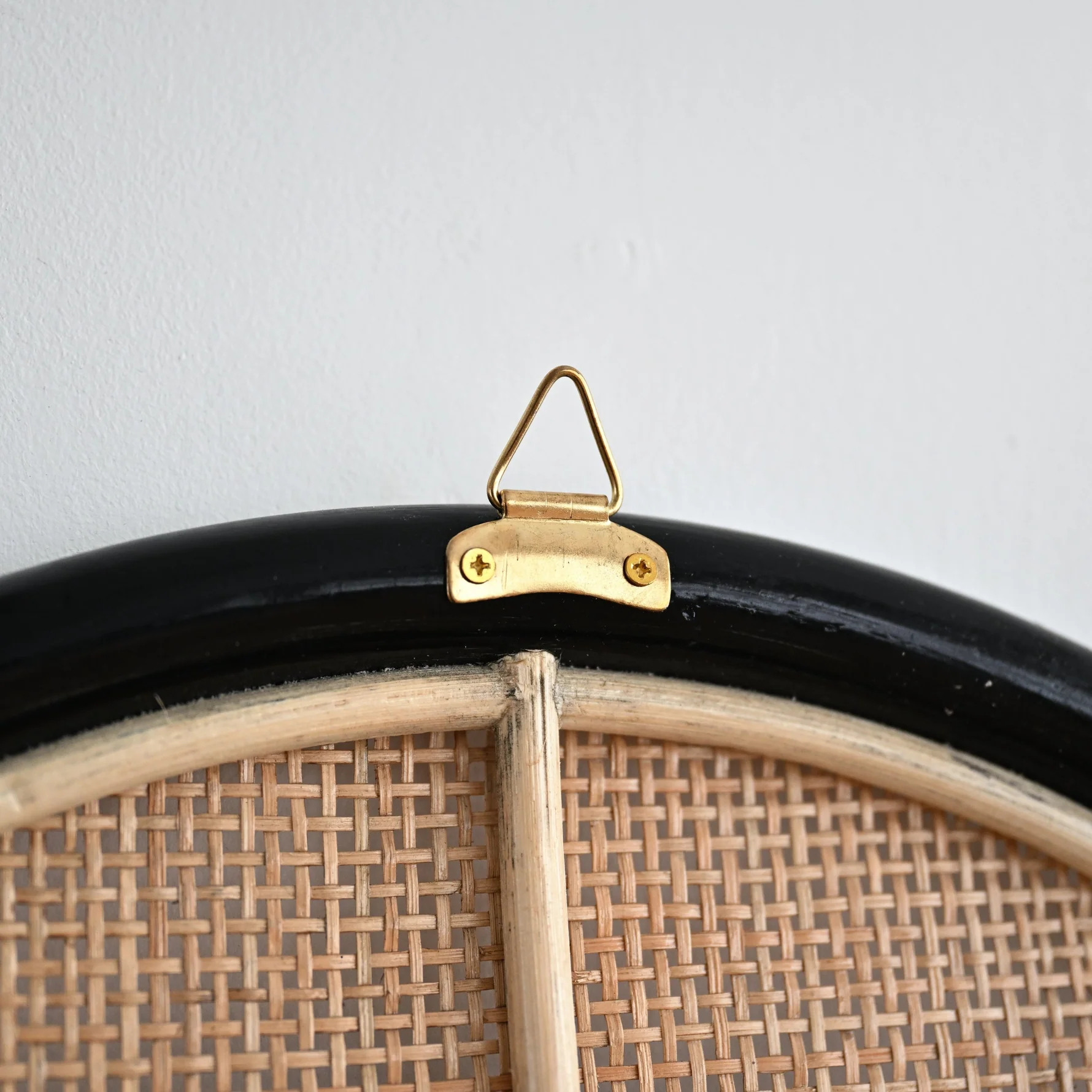 Bamboo Wall Mirror for living room | Cane Wall Mirror | Rattan Mirror -Minnie - Akway Uncategorized (Image 5)