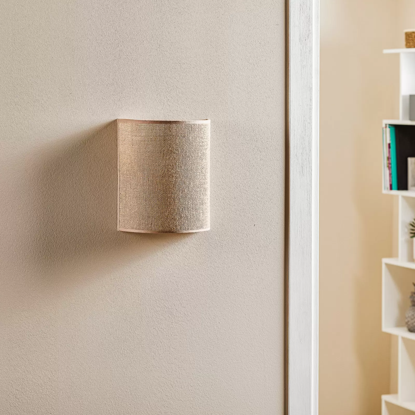 Jute Wall lamps For Living Room | Jute Wall scones | Jute Wall Lamps - Chirag - Akway Lighting > Wall Lamps & Sconces (Image