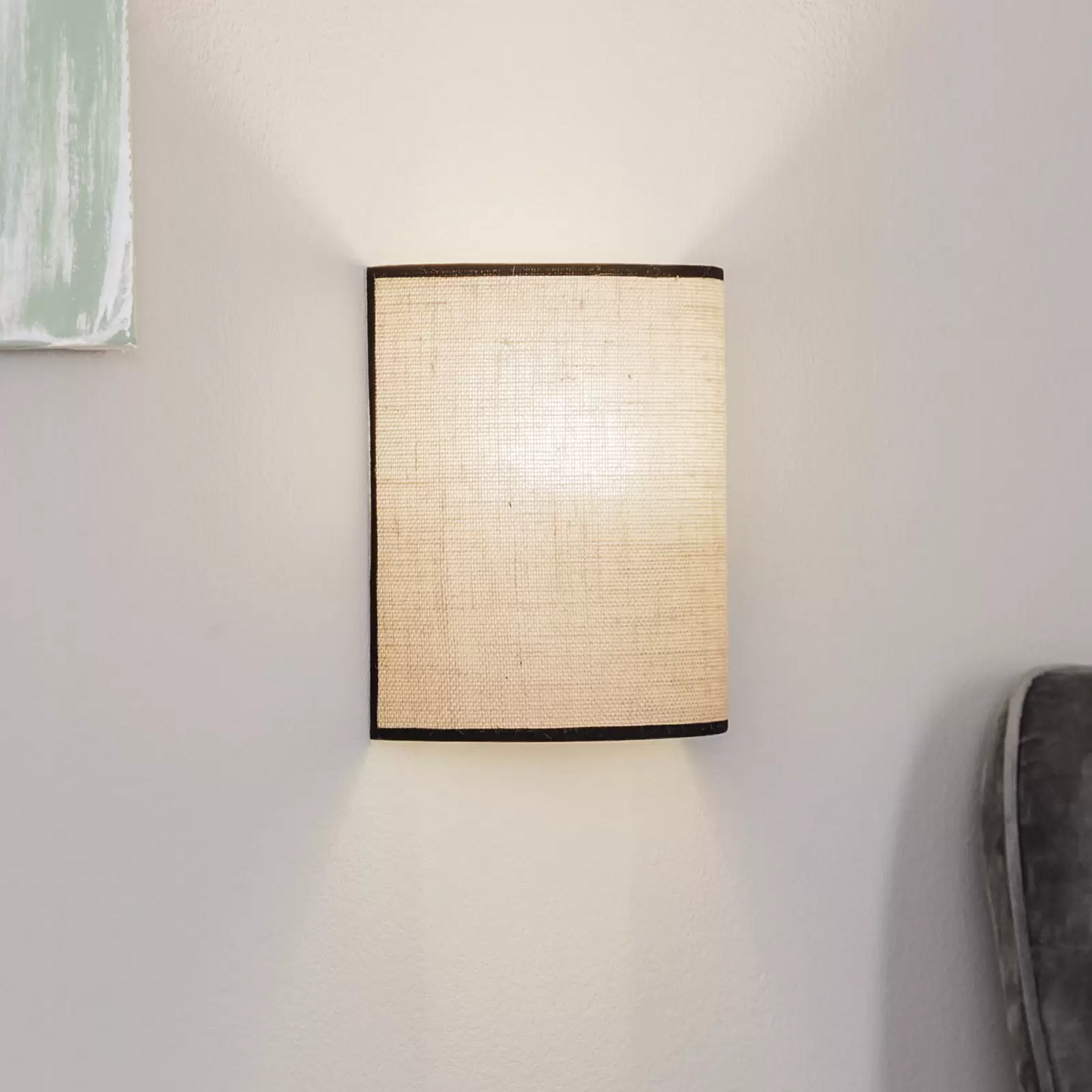 Jute Wall lamps For Living Room | Jute Wall scones | Jute Wall Lamps -Devyani - Akway Lighting > Wall Lamps & Sconces (Image