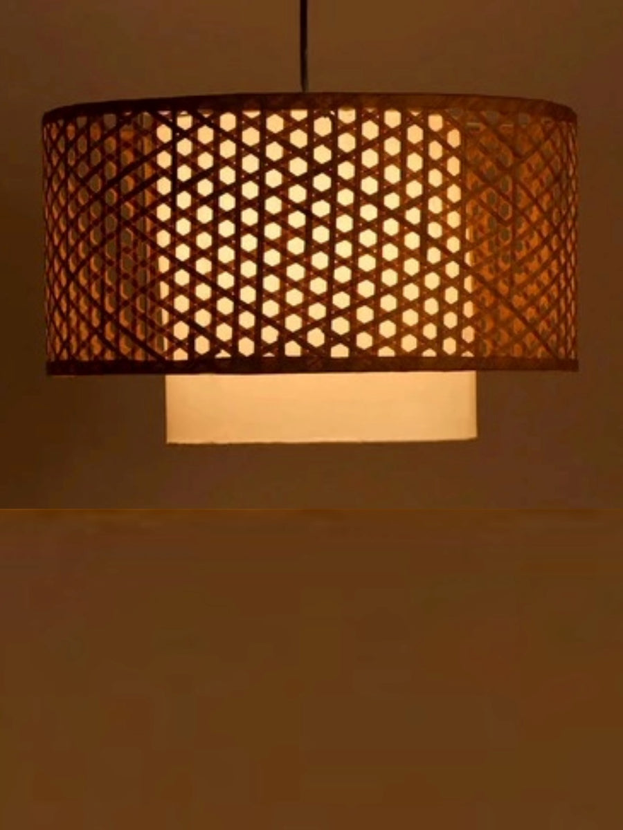 Bamboo Ceiling Light for Living Room - Amari by Akway