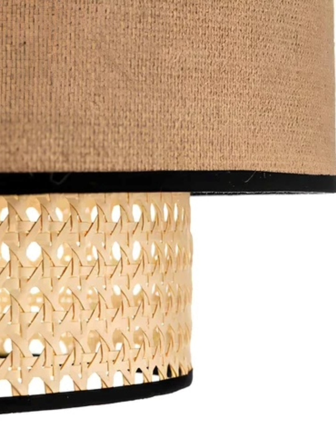 Bamboo Hanging lamp for Living Room | Rattan Pendant light | Cane ceiling light - Ahalya - Akway