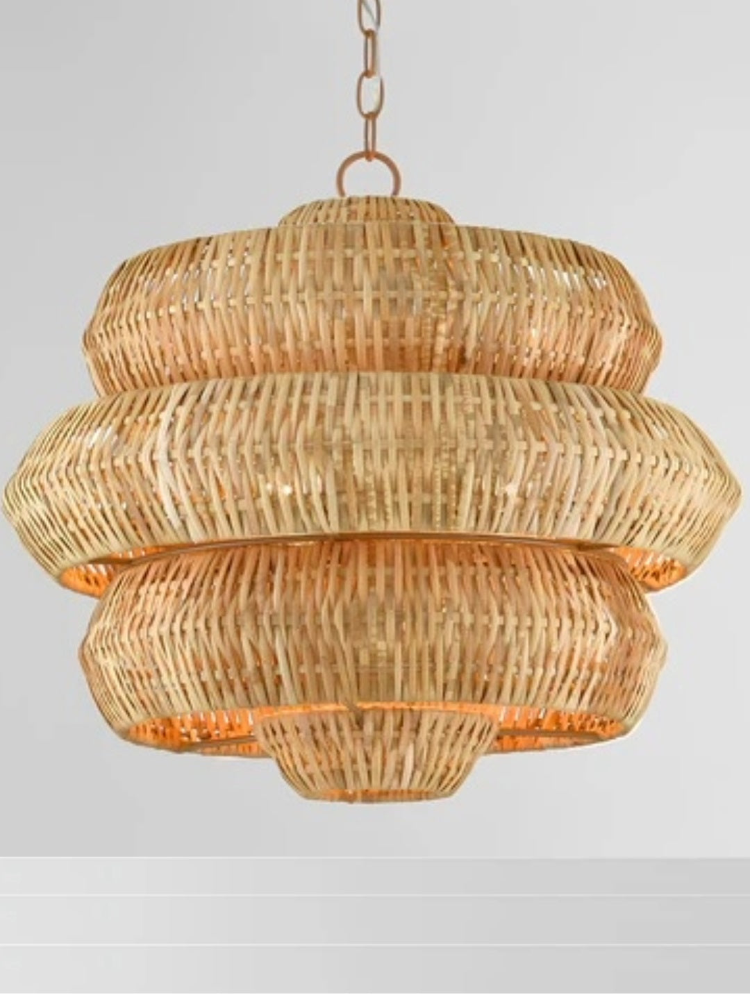 Bamboo Hanging lamp for Living Room | Rattan Pendant light | Cane ceiling light - Alex - Akway Uncategorized (Image 4)