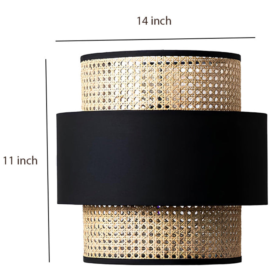 Bamboo Ceiling Light for Living Room - Amanda by Akway