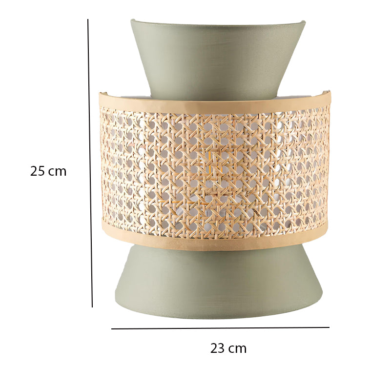 Bamboo Wall lamp for Living Room | Rattan Pendant light |Cane Webbing Wall Lamps-Amber - Akway Lighting > Wall Lamps & Sconce