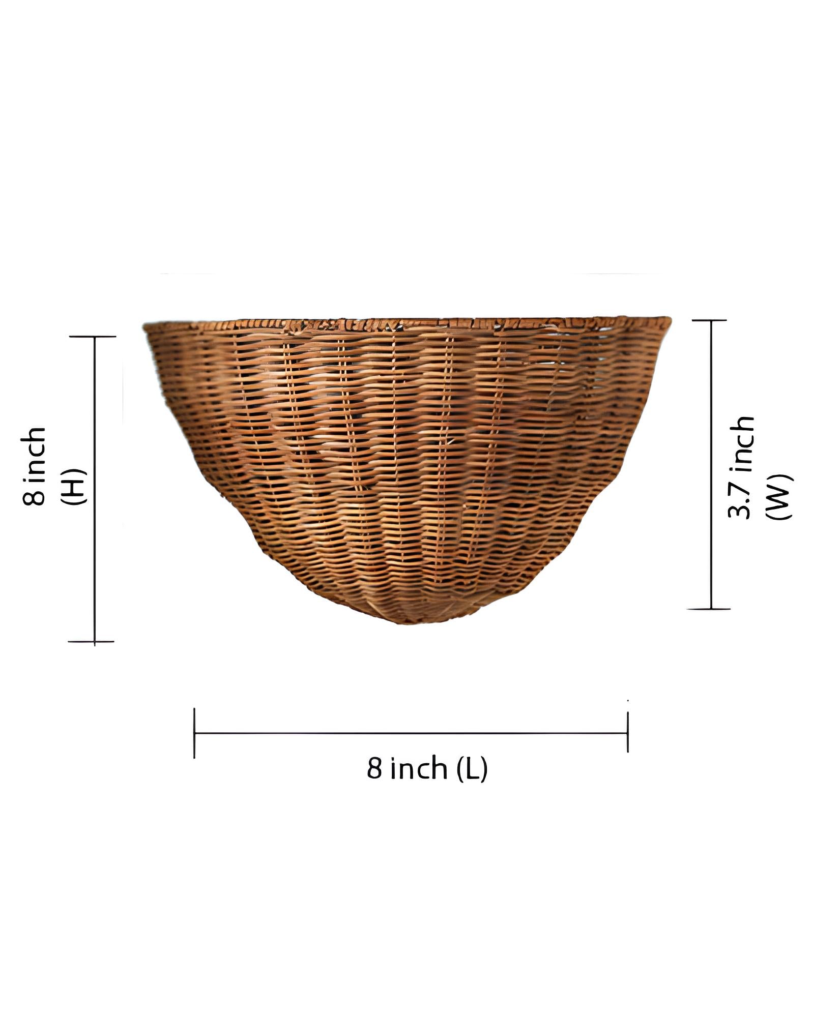 Bamboo Wall lamps For Living Room | Rattan Wall scones | Wicker Wall Lamps | Cane Wall Lamps - Anaisha - Akway Lighting > Wal