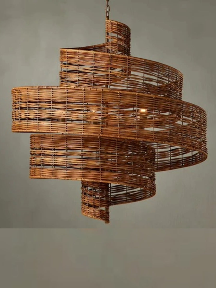 Bamboo Pendant Light for Living Room - Anaka by Akway