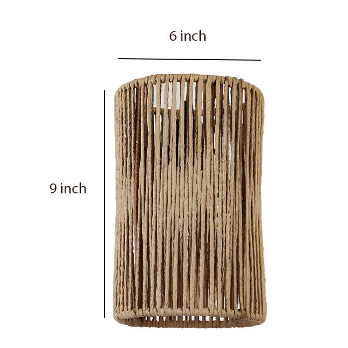 Rattan Seagrass Paper Raffia Kauna Grass Wicker Lamp Pendant Light-Anissa - Akway Lighting > Pendant Lights (Image 6)