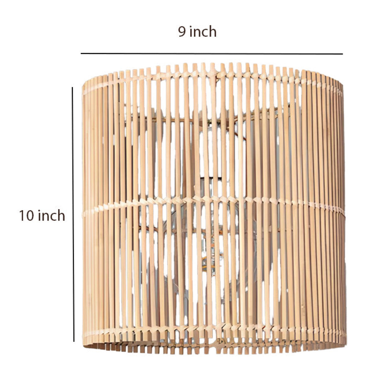 Bamboo Pendant Light for Living Room - Avital by Akway
