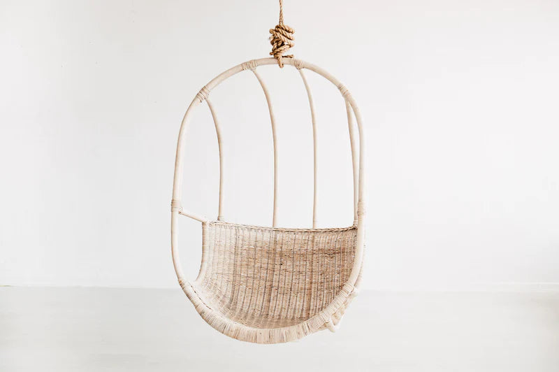 Bamboo Swing Chairs for Outdoor | Cane swing chairs - Ishana - Akway