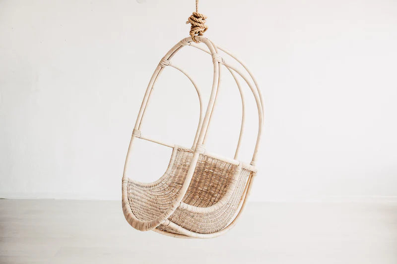 Bamboo Swing Chairs for Outdoor | Cane swing chairs - Ishana - Akway