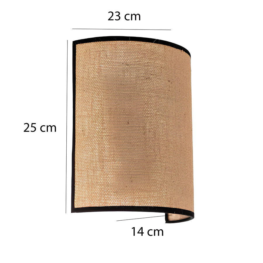 Jute Wall lamps For Living Room | Jute Wall scones | Jute Wall Lamps -Devyani - Akway Lighting > Wall Lamps & Sconces (Image