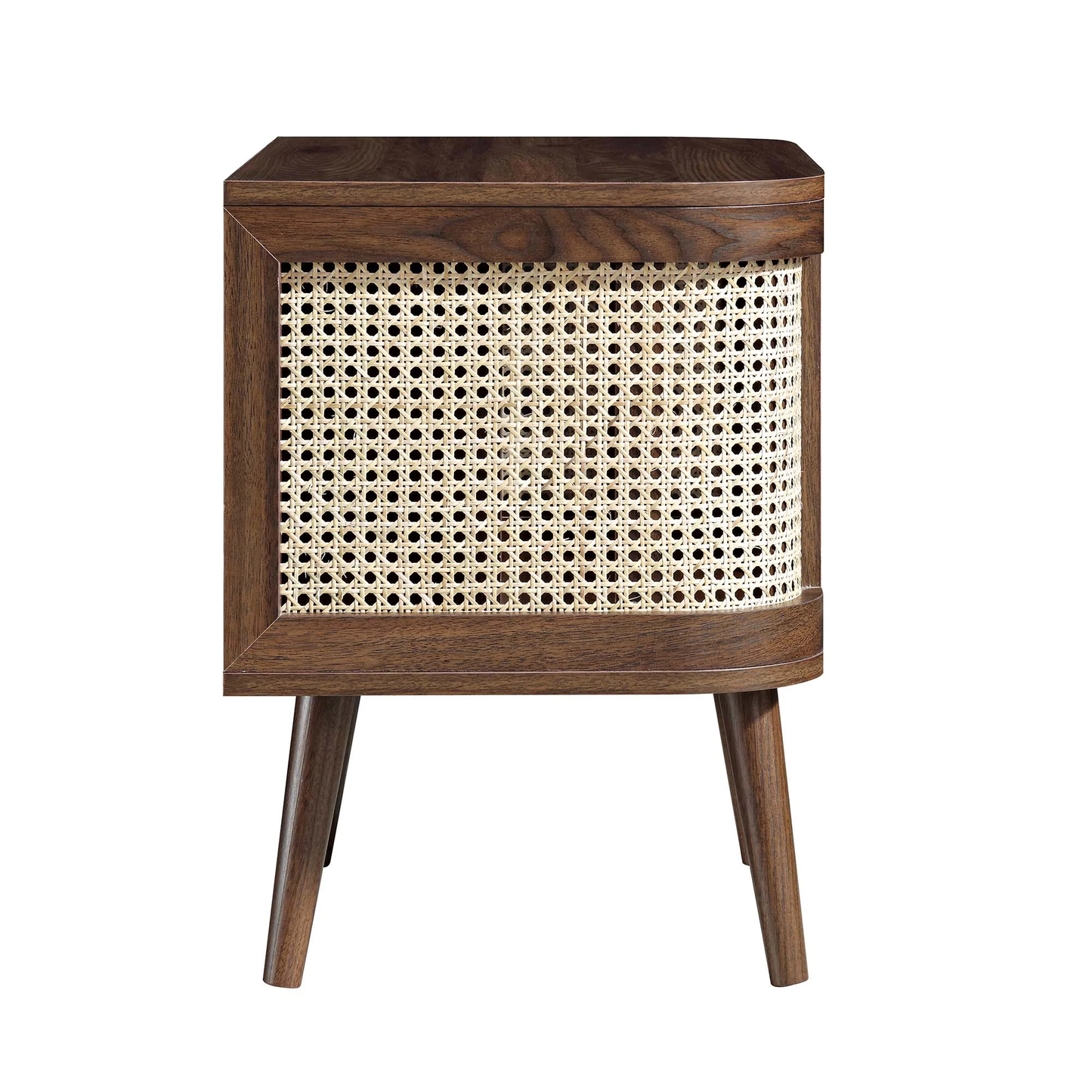 Mango Wooden Bedside Table | Modern Rattan Bedside Table - Firella - Akway Uncategorized (Image 3)