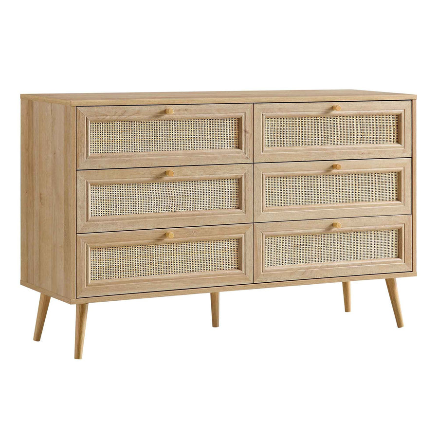 Modern Wooden Chest with 6 Drawers| Perfect for Bedroom - James - Akway Uncategorized (Image 4)