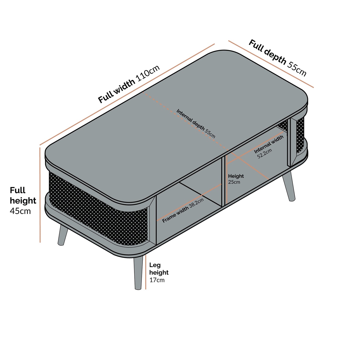 Mango Wooden Table | Modern Rattan Table - Fizzaa - Akway Uncategorized (Image 7)