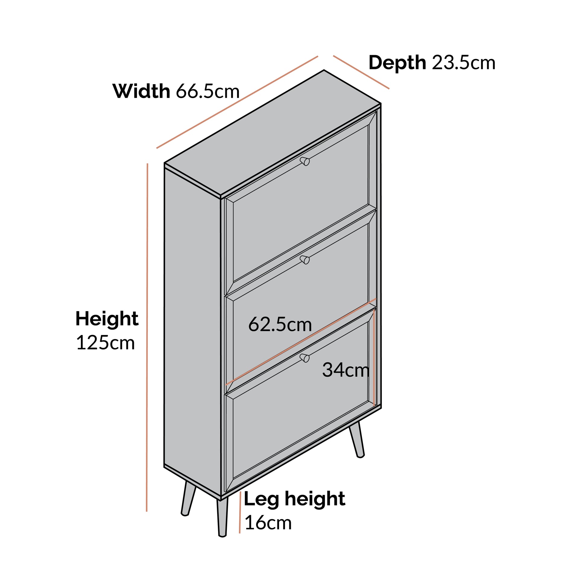 Mango Wooden Shoe Cabinet | Rattan Shoe Cabinet - Feroza - Akway Uncategorized (Image 7)