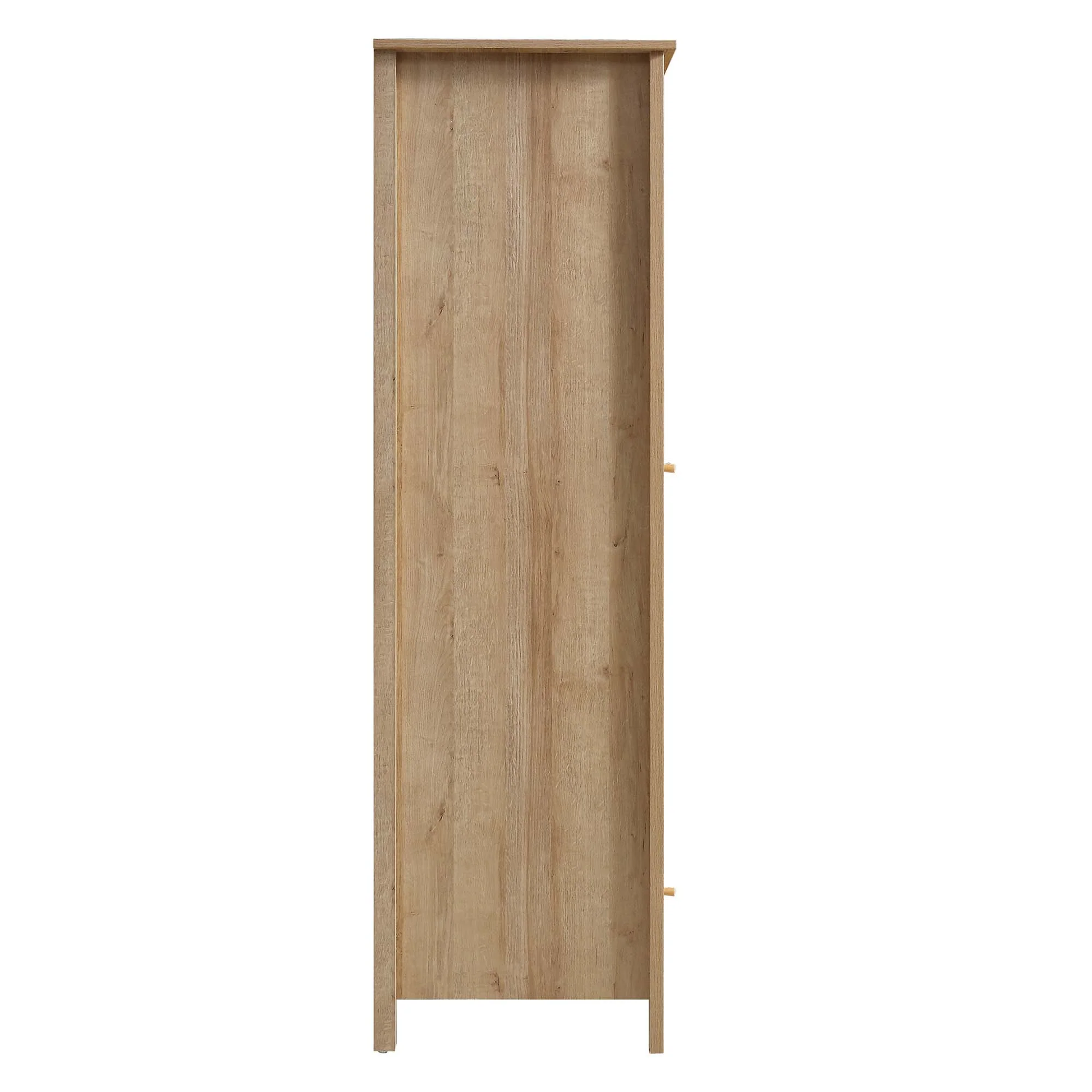 Wooden & Rattan Wardrobe for Timeless Style | Wooden Rattan Work Wardrobe - Elisa - Akway Uncategorized (Image 2)