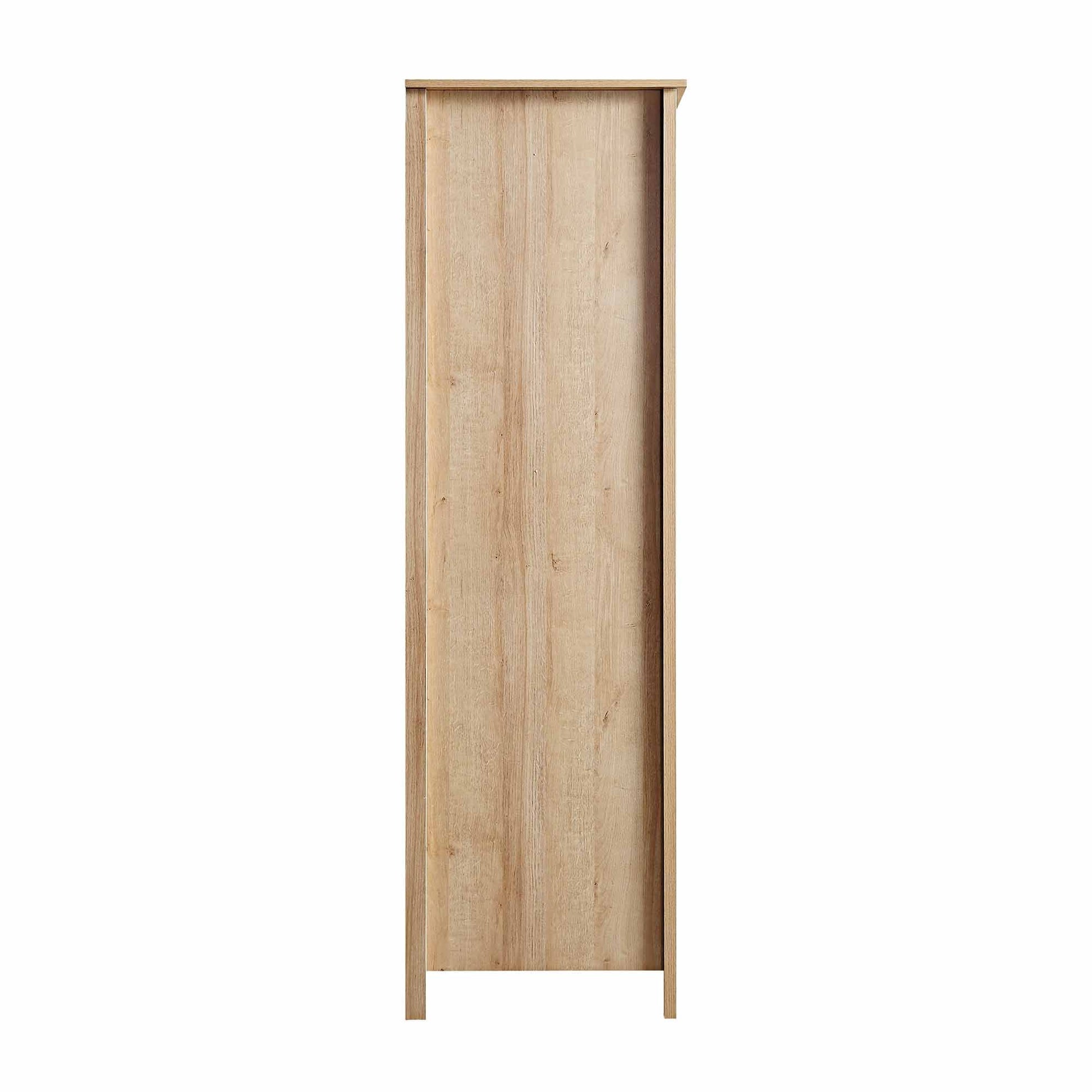 Mango Wooden Triple Wardrobe | Modern Rattan Triple Wardrobe - Silsila - Akway Uncategorized (Image 4)