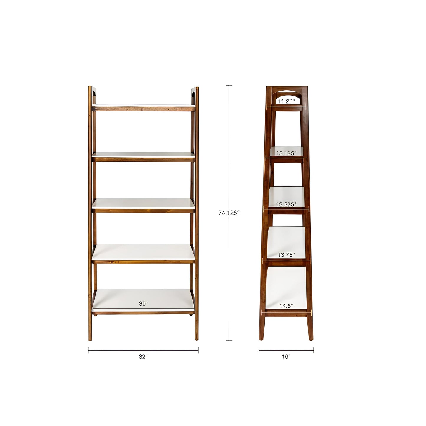 Mango Wooden Shelf | Modern Wooden Shelf - Loyal - Akway Uncategorized (Image 5)