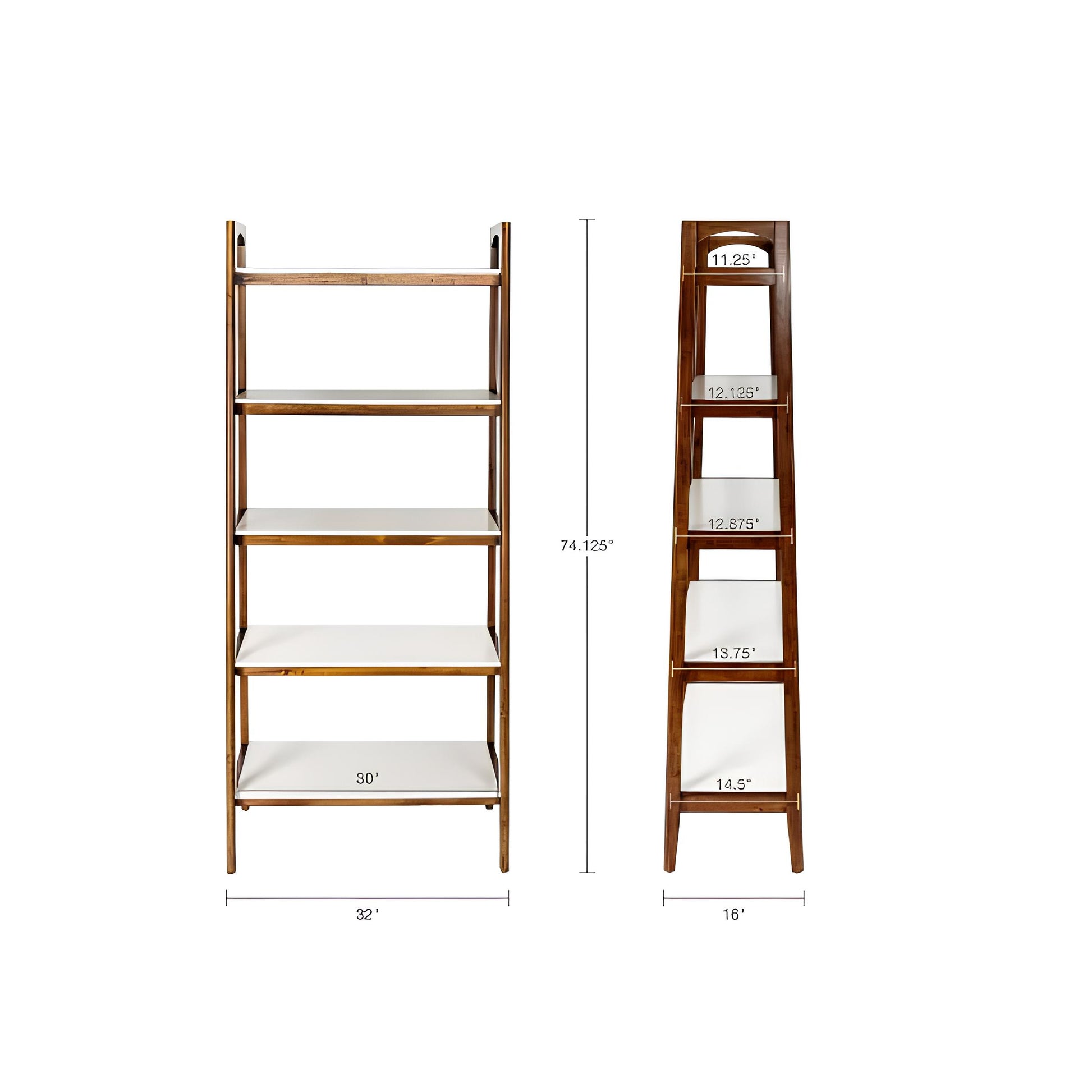 Mango Wooden Shelf | Modern Wooden Shelf - Loyal - Akway Uncategorized (Image 5)