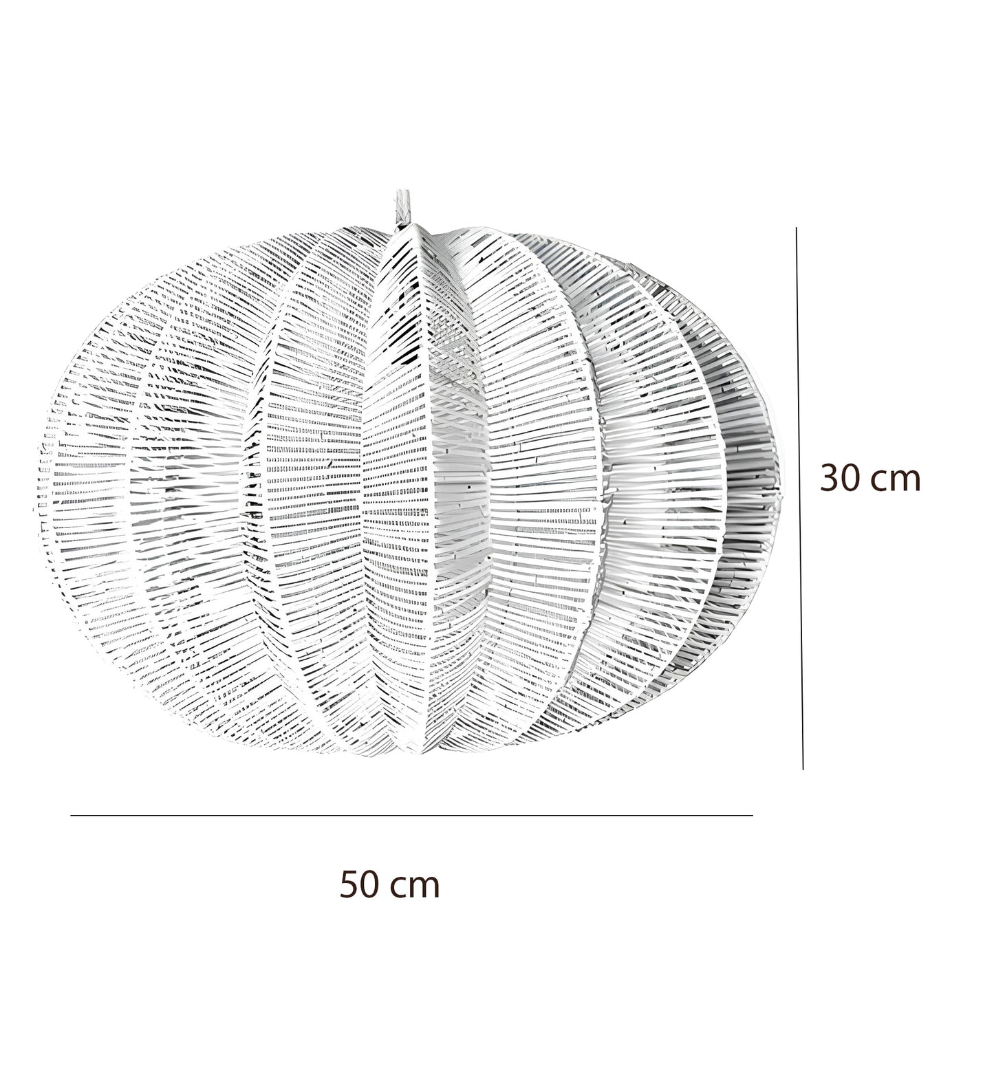 Bamboo Hanging lamp for Living Room | Rattan Pendant light | Cane ceiling light - Hem - Akway Uncategorized (Image 6)