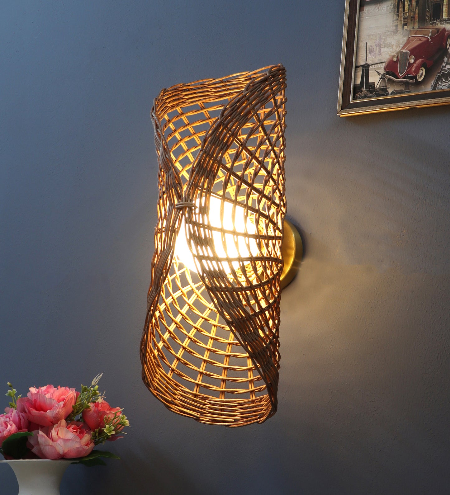 Modern Wall Lamp For Living Room | Art Deco Wall Light - Lilley - Akway Lighting > Wall Lamps (Image 5)