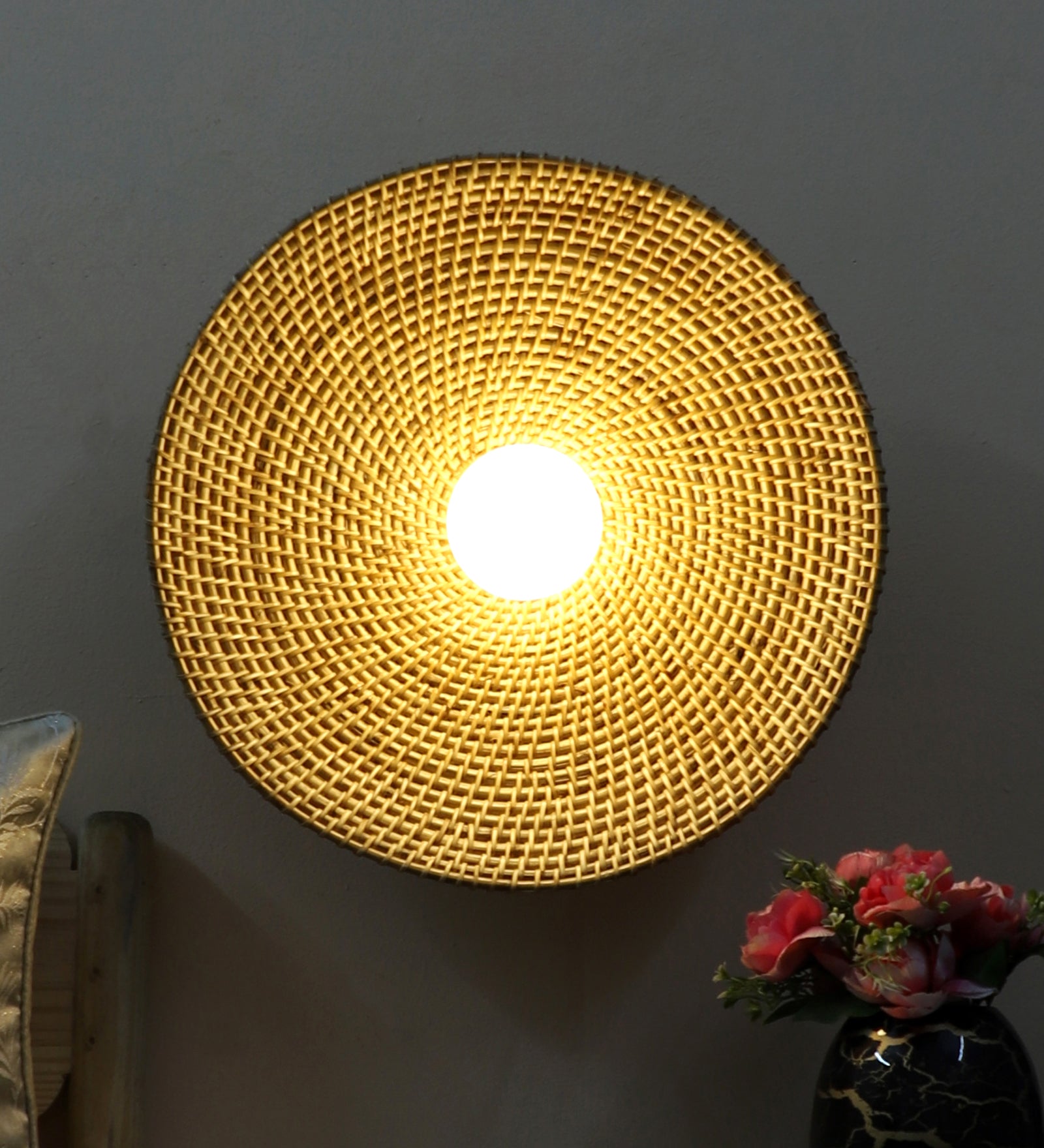Modern Wall Lamp For Living Room | Art Deco Wall Light - Ramya - Akway Lighting > Wall Lamps (Image 6)