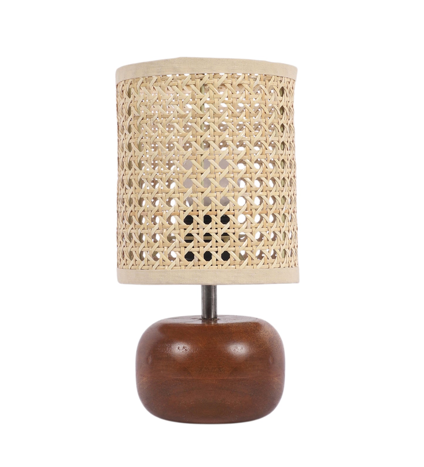 Handwoven Rattan Table Lamp for Cozy Home Décor - Beckett - Akway Lighting > Table Lamps (Image 7)