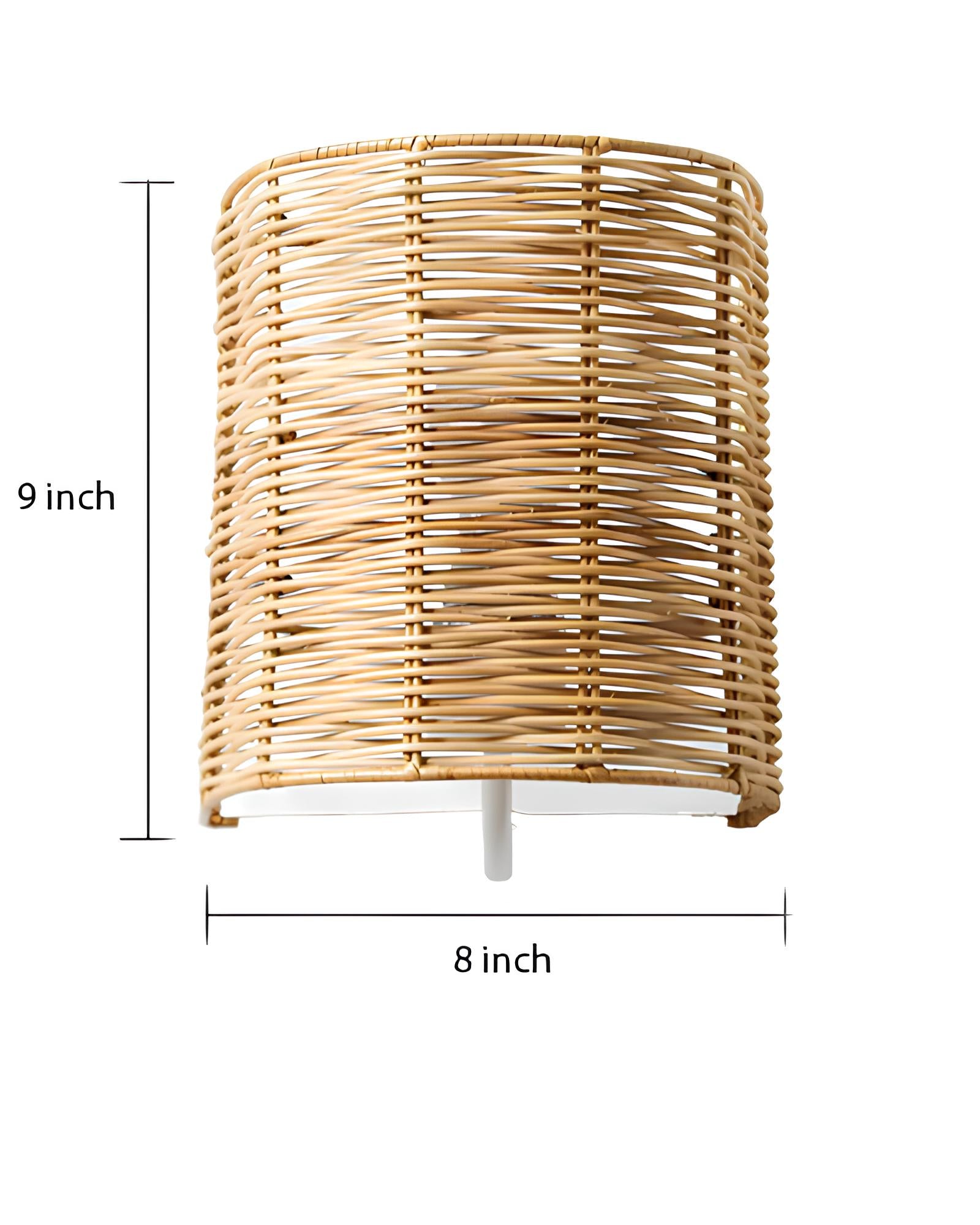 Bamboo Wall lamps For Living Room | Rattan Wall scones | Wicker Wall Lamps | Cane Wall Scones - Mirai - Akway Lighting > Wall